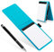 Cyiecw Notizblock A7 Notizbuch Klein Notizblock mit Stift Notizblock A7 Leder Mini Notizblock A7 Set Mini Notizbuch PU Leder Taschennotizblock für Aktivitäten im Freien