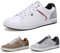 ARRIGO BELLO Sneaker Herren Schuhe Business Freizeitschuhe Leichte Trainers für Walking, Laufen, Sport Größe 41-46 (45, T Weiße)