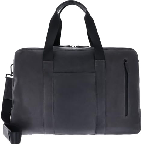 LEONHARD HEYDEN Leder Den HAAG Reisetasche 6756 Grau anthrazit