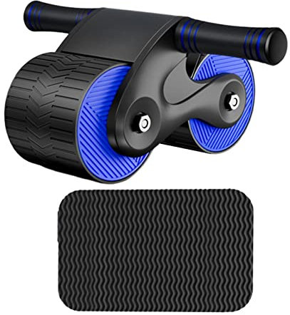 pologmase AB Roller, Ab Wheel, Automatisches Rebound Bauchrad, Schnelleres Sixpack, Bauchroller Für Das Fitnessstudio Zu Hause, Männer Und Frauen