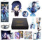 MOTAO Genshin Impact Box Yelan Merch Set - Plüschpuppe, Poster, Kissenbezug, Standfigur, Armband, Abzeichen, Schlüsselanhänger, Kartenhalter, 30 Lomo Karten, 50 Aufkleber (Yelan)