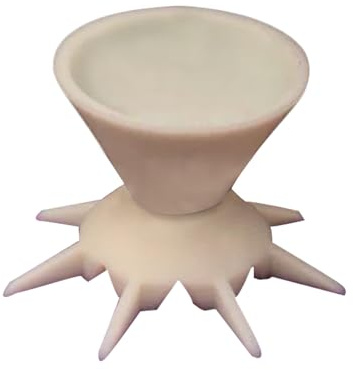 awakentti Silicone Split Cups, Split Cup for Paint Pouring Fluid, DIY Making Pour Painting Supplies, Reusable Pouring Paint Cup with Funnel Legs for Fluid Art (7Channels)
