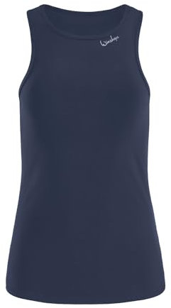 WINSHAPE Damen Functional Light and Soft Tanktop Aet134ls Yoga-Shirt, Anthrazit, S EU