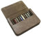 12 Slots Leder-Füllfederhalter-Organizer, handgefertigtes Federmäppchen, Vintage-Stil, Crazy Horse-Druck, Leder-Stift-Schutzhülle, Stiftaufbewahrung, Geschenk-Box (braun)