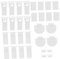 Cabilock 32pcs Pleated Blinds Repair Parts Pom Accessories for Easy Repair Compatible with Models for Blind Replacement