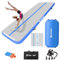 AKSPORT Airtrack mit Air Roll Aufblasbar Gymnastikmatte Turnmatte Air Tracking Matte 3m mit rolle mit Luftpumpe für Hause/Yoga/Cheerleading/Tumbling/Rückwärtsbeugen