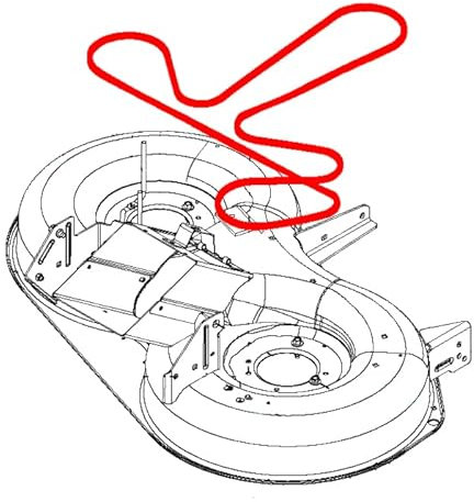 Wolfbelt Keilriemen 592869301 Messerantrieb passend für Husqvarna TC 342, TC 342T (ab 2018)