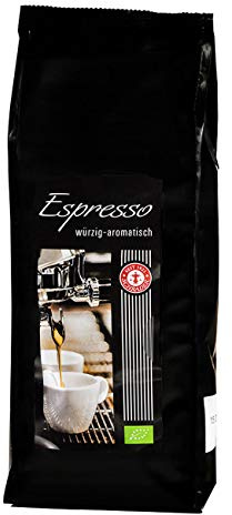 Schrader | Kaffeebohnen Espresso Italiano | ganze Bohne | Bio | 250g Beutel