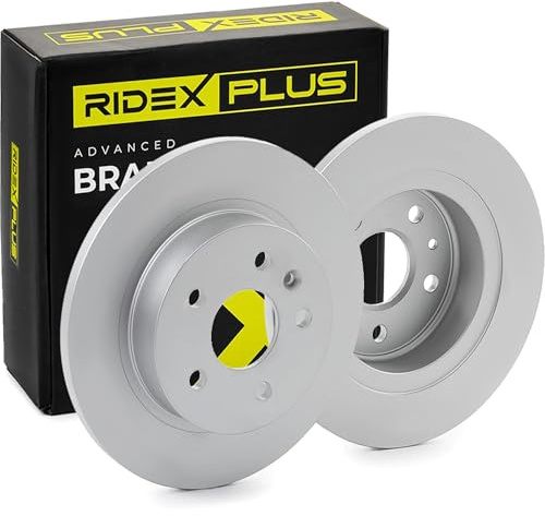 RIDEX PLUS 82B0479P 2x Bremsscheiben Hinten Ø268mm voll Kompatibel mit OPEL Mokka/Mokka X J13 13502134 569072 13502135