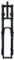 LJFDDY Downhill MTB Federgabel 26 27,5 29 Zoll Doppelschulter-Luftgabel 1-1/8 Zoll Scheibenbremse Gerade Gabel QR 9 Mm Federweg 160 Mm Einstellbarer Rückprall(No Damping,26)