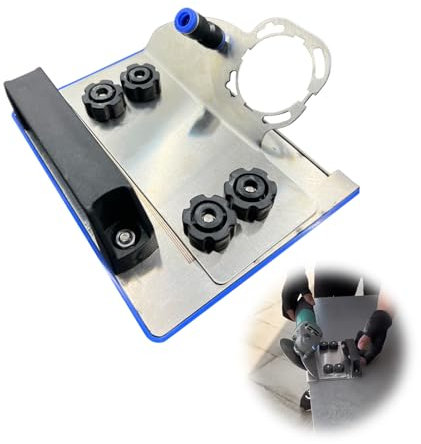 Winkelschleifer Ständer für Fliesen 45° Fasenschneiden, Schleiferhalter, 45° Multifunktions Anfasmaschine, Metall Fliesenschneidehalterung, Anfaswerkzeug für Präzise Installationen, Verputzen