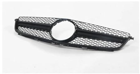 STRJUS Kühlergrille Für Mercedes Für Benz W204 C63 Für AMG 2012-2014 Auto Kühlergrill Kühler Stoßstange Intake Mesh Grill Front Niere Grille(Schwarz)
