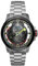Nubeo Herren-Armbanduhr 48 mm Tranquility Automatik Limited Edition mit massivem Edelstahlarmband NB-6091, Schwarz, Armband