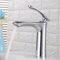 Wasserfall Badezimmer Waschtischarmatur für Aufsatzwaschbecken Retro Waschbecken Wasserhahn Einhebel Messing Legierung Wasserhahn mit flexiblen Schläuchen für Küche