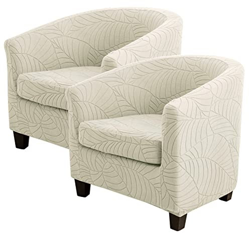 Generisch Elastisch SesselbezugRelaxsessel Bezüg Sesselüberzug 2 teiliger Samt Schonbezug für Clubsessel Sesselbezug Jacquard Sesselbezug Sesselkissenbezug Möbelschutz