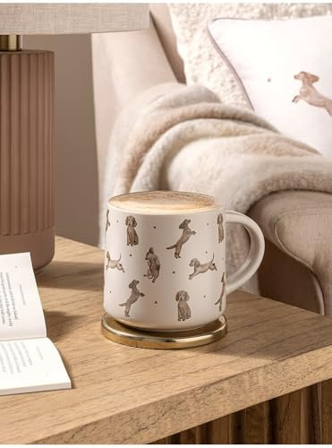 Dachshund Mug,Slinky & Scooter Dachshund Dog Tea/Coffee Mug,Ceramic Black Dachshund Coffee Mug - Perfect Dachshund Gifts,Funny Cute Sausage Dog Coffee Mug for Dog Lovers,Wiener Dog Coffee Mug