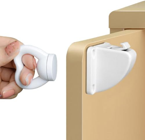 Cerraduras magnéticas invisibles para gabinetes, cerraduras magnéticas para armarios | Cerradura de armario prueba de | Cerradura invisible con pegamento y tornillos, cerradura de armario, seguridad