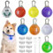 GOMETY 8 Stück Hund Blinklicht Leuchtanhänger, LED Reflektoren Kinder Bunte Haustier Sicherheitslicht Katzen Halsband mit 3 Leuchtmodi Wasserdicht Anhänger für Schulranzen Rucksack (8 pcs)