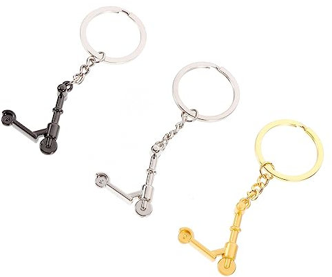 BUGUUYO 3pièces Porte-clé Mini Scooter Décoration Vivid Et Élégante Pour Trousseau Et à Accessoires Pratiques Et