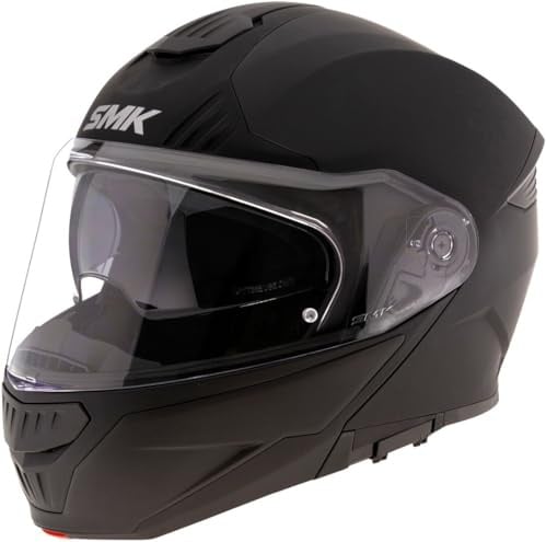 SMK Modularhelm Gullwing Solid schwarz matt Größe 4XL