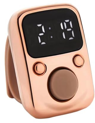 Elektronische Fingerzähler, Finger Counter Clicker Reihenzähler Handzähler, Digit LCD-Display Handzähler, Reihenzähler Stricken Digitale Finger Counter Clicker Reihenzähler Für Inventur, Sport