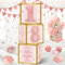 18th Birthday Decorations Boxes for Girls - 3pcs Pink Rose Gold 18th Birthday Balloons Boxes, 18 Year Old Happy Birth Party Supplies Table Decorations for Girls