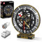 Mould King 10160 Mechanische Uhr Klemmbausteine Bausatz Kit, MOC 3675+ Stücke Uhrenmodell mit Elektromotor und Hauptfeder, STEM Kreativ DIY Uhr Modell Bausteine Kit für Erwachsene/Kinder 14+