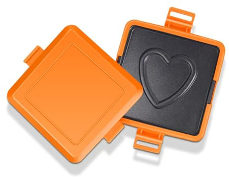 Microwave Grill Pan, Microwave Toaster Grill Cheese Maker Griddle Crisper Pan Time Saving for Grill Meat, Sandwich Vegetable Inside a Microwave (Type 2)