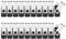 KEXIN 20 Pack USB Flash Drives 8GB USB Stick USB 2.0 Memory Stick Swivel Flash Drive with Pack of 20 Thumb Drive 8GB Flash Drive
