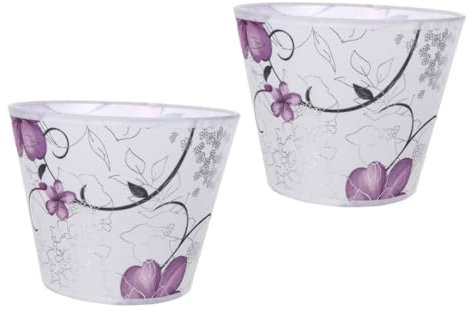 HOMSFOU 2 Stück Kreativer Lampenschirm Stoff für Tisch und Stehlampen Design Dekorativ und Langlebig Passend für Wand und Tischlampen