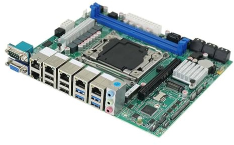 Nucelit MiniITX Servers Motherboards 10 SATAs Port 6x2.5GbE Networking for Routers Builds Routers Motherboards