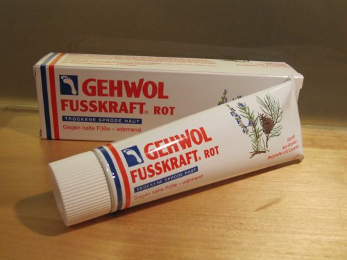 Gehwol Fußkraft rot, trockene Haut, 75ml, Fußpflege