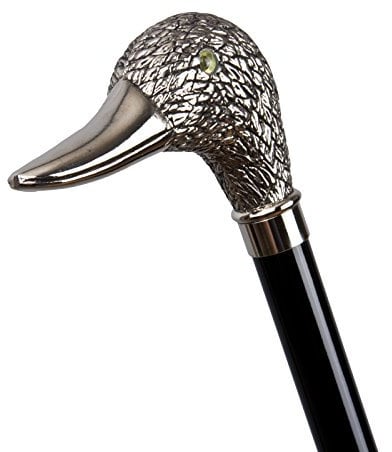Gehstock aus Holz - Flanierstock Ente