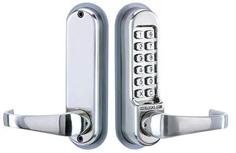 Codelocks CL515 Heavy Duty Tubular Mortice Latch Stainless Steel Mechanical Lock