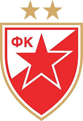 Red Star Belgrade Serbia Soccer Football Hochwertigen Auto-Autoaufkleber 10 x 12 cm