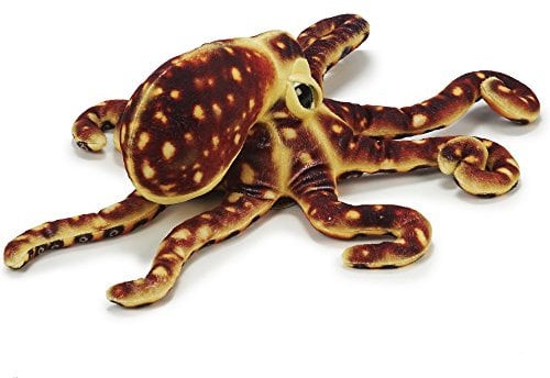ES Stofftier Krake 40 cm, braun, Kuscheltier, Plüschtier, Tintenfisch Oktopus