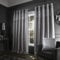 Catherine Lansfield Glitzy 1 Paar Vorhänge, Synthetisch, Grey, 66x72 Inch