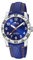 Lotus Montre pour Enfants 18665/2 Junior Collection Boîtier en Acier Inoxydable Gris Bracelet en Cuir Bleu