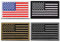 FaithHeart USA Flagge Patch Klett Aufnäher Patch Moral-Emblem Bestickter Aufnäher Flagge USA United States Aufnäher