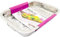 New Stainless Steel Roasting Tray Oven PAN Dish Baking Roaster Grill Rack Handle 30CM