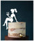 Girl, birthday, Tortenfigur, Cake Topper, Mädchengeburtstag, sweet 16, sweet 18, Zahl, TopperZahl, Geburtstag, Geburtstagsdeko, Dekoration (Weiß, 15)