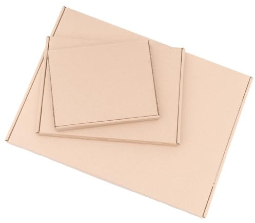 verpacking 30 Großbriefkartons DHL Karton Post Großbrief Briefsendung (3 Größen mit je 10 Kartons (GB 0, GB 1 & GB 2), Braun)