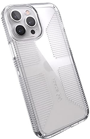 Speck GemShell Schutzhülle für iPhone 13 Pro Max – Fallschutz passend für iPhone 12 Pro Max & iPhone 13 Pro Max Handys – kompatibel mit MagSafe, extra Griffigkeit, Anti-Vergilbung und Anti-Fade,