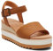 TOMS Women's Diana Sandal, Tan Leather, 5 UK