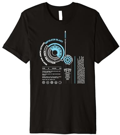 Marvel Avengers Iron Man Armor ARC Reactor Data Readout Premium T-Shirt