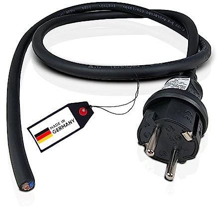 Anschlusskabel Schukostecker Balkonkraftwerk Solar Photovoltaik Kabel Made in Germany PV… (2m)