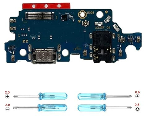 iYAiYO Docking-Anschluss für Samsung A23 4G SM-A235F, SM-A235F/DS, SM-A235F/DSN, SM-A235M, SM-A235M/DS Ersatz-Ladebuchse mit Installationswerkzeug