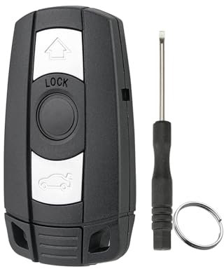 Auto Schlüssel Gehäuse Für BMW 3 Button Smart Key Gehäuse BMW Seriemit Schrauben und Schlüsselring Rückseitige Abdeckung kann geöffnet Werden