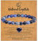 XIANNVXI Blue Sodalite Bracelets for Women,Blue Bracelet 8mm Gemstone Beaded Bracelet,Gifts for Her,Jewellery Gift for Christmas Anniversary Valentines Day
