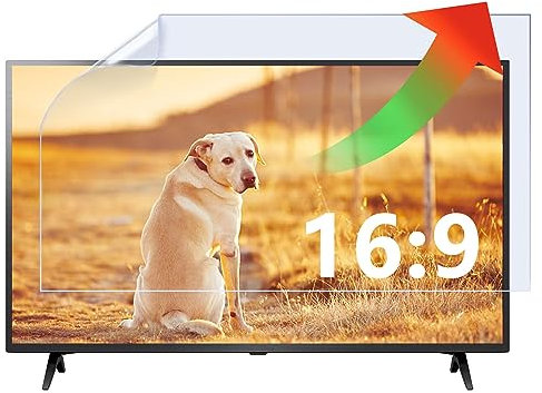 Anti Blue Light and Anti Glare Anti UV Filter (Matte) TV Screen Protector, Compatible with 37/40/42/43/46 Widescreen 16:9 Aspect Ratio Frosted Film (40inch/L875×W483mm)